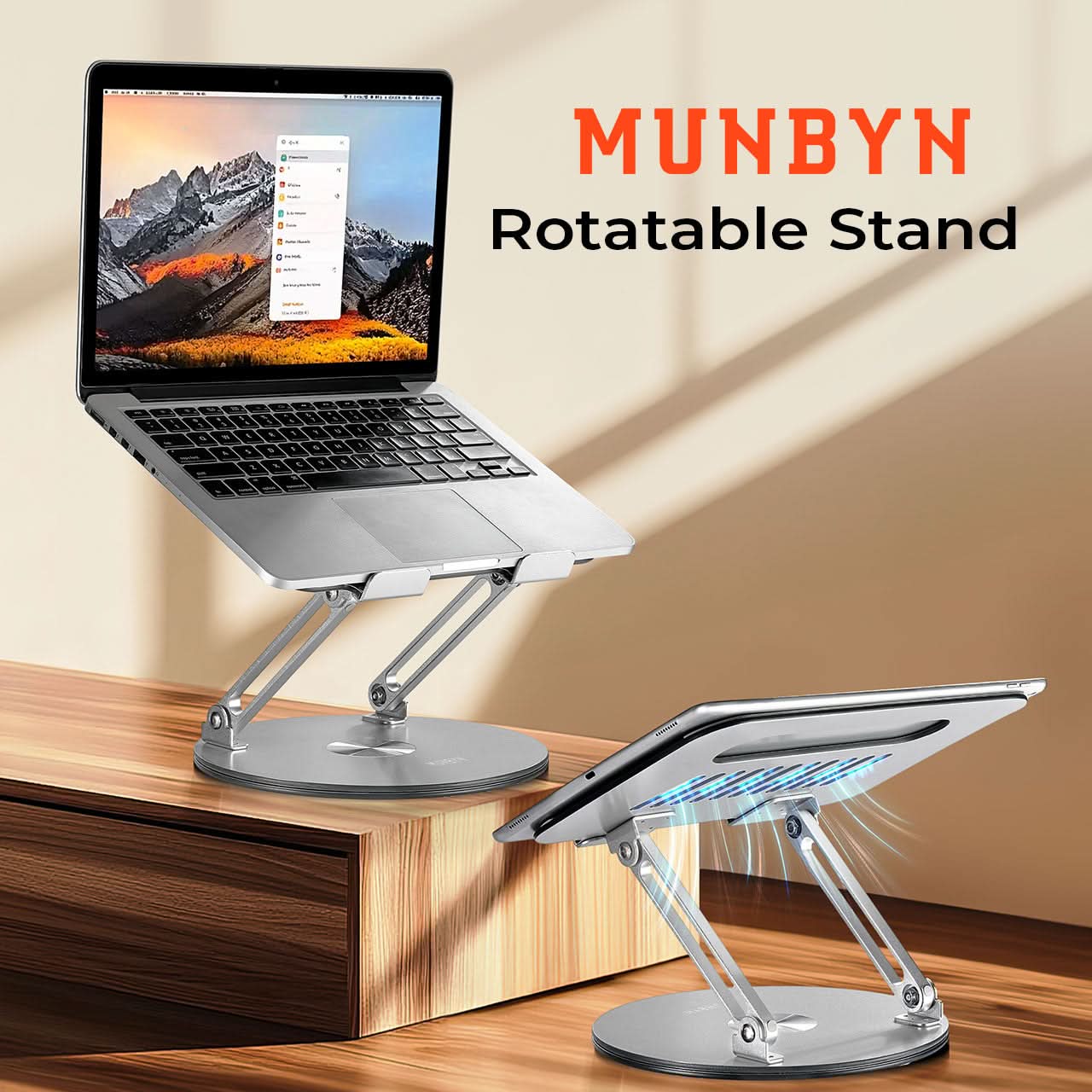 360° Rotating Laptop Stand