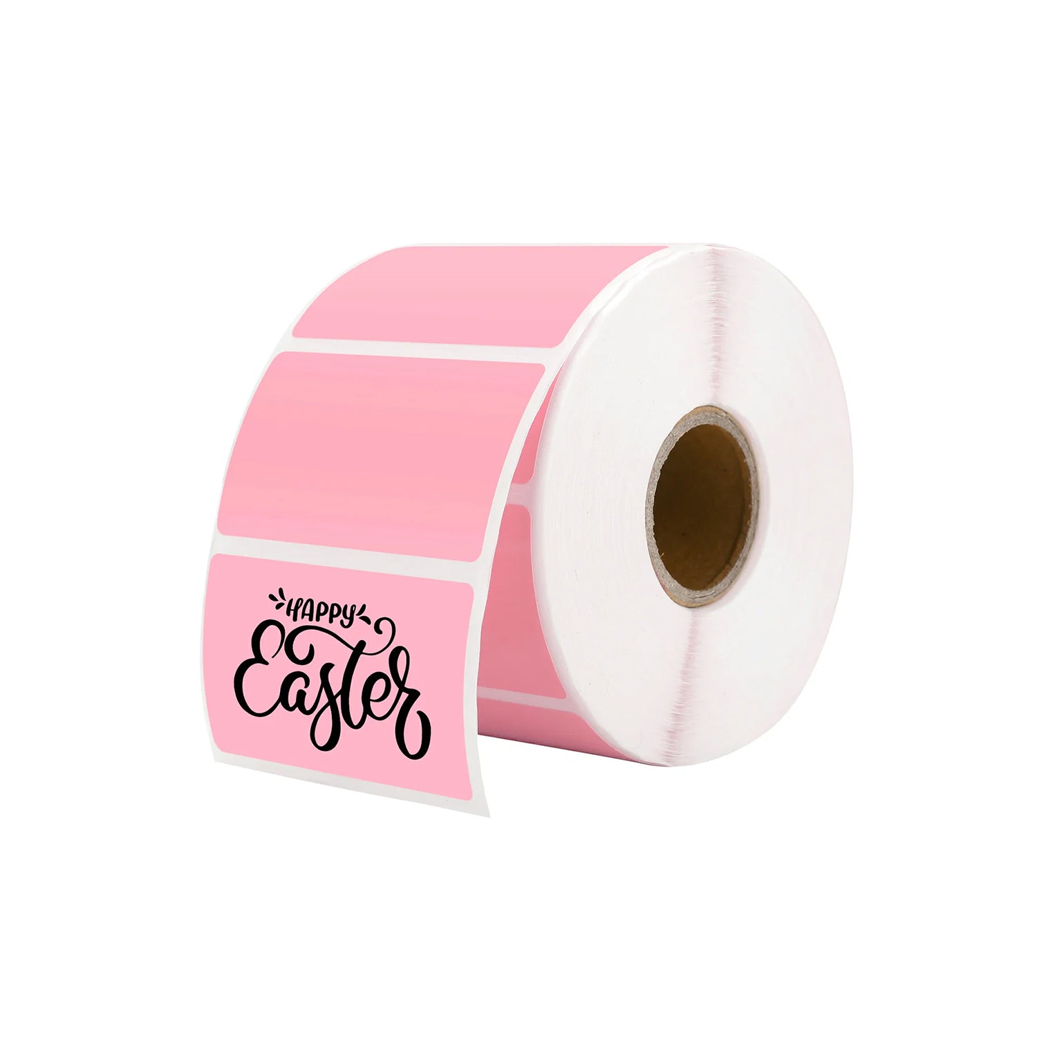 Rectangle labels printed on MUNBYN label printer paper, measuring 2.25 by 1.25 inches, shown in the image.