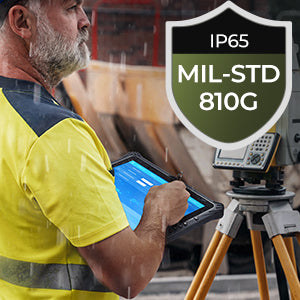 MUNBYN IRT09J Windows scanner tablet with touchscreen display, portable design, and barcode scanning capabilities.