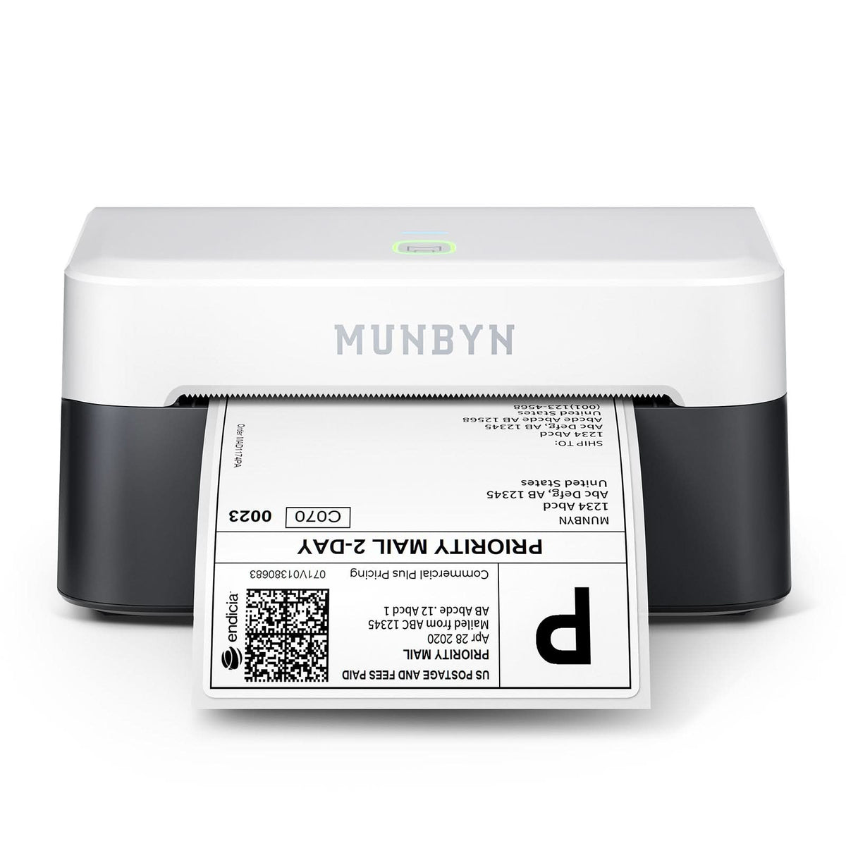MUNBYN RealWriter 403B thermal label printer black