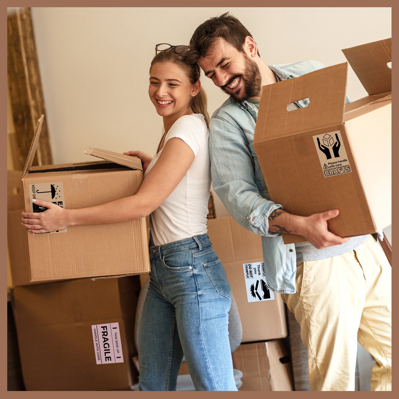 4" x 6" Fan-Fold Labels - MUNBYN