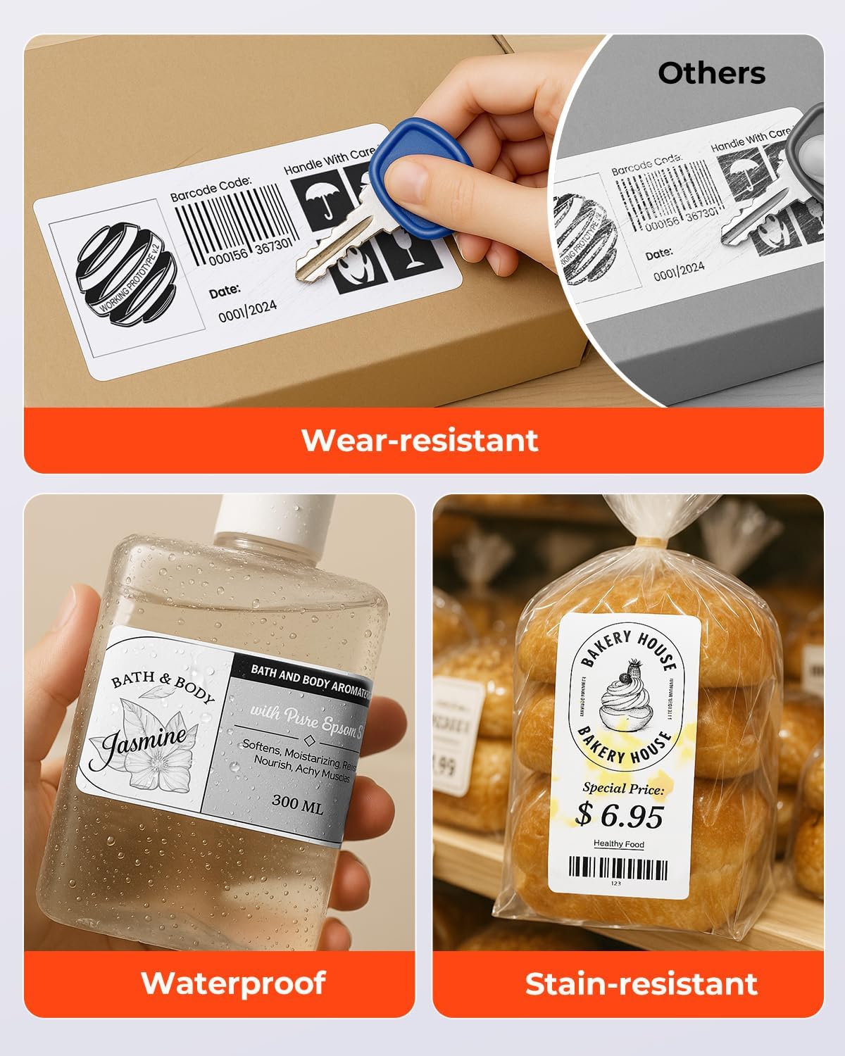 4" x 2" Rectangle Labels