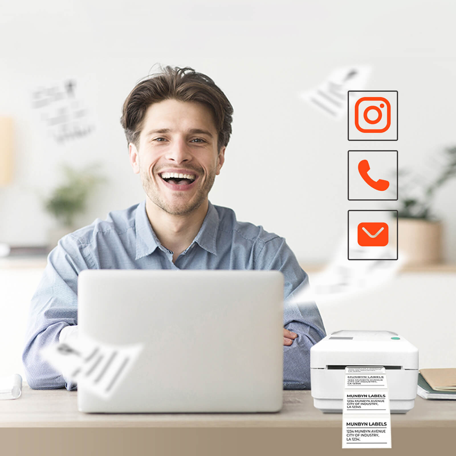 2.25" x 1.25" Rectangle Labels