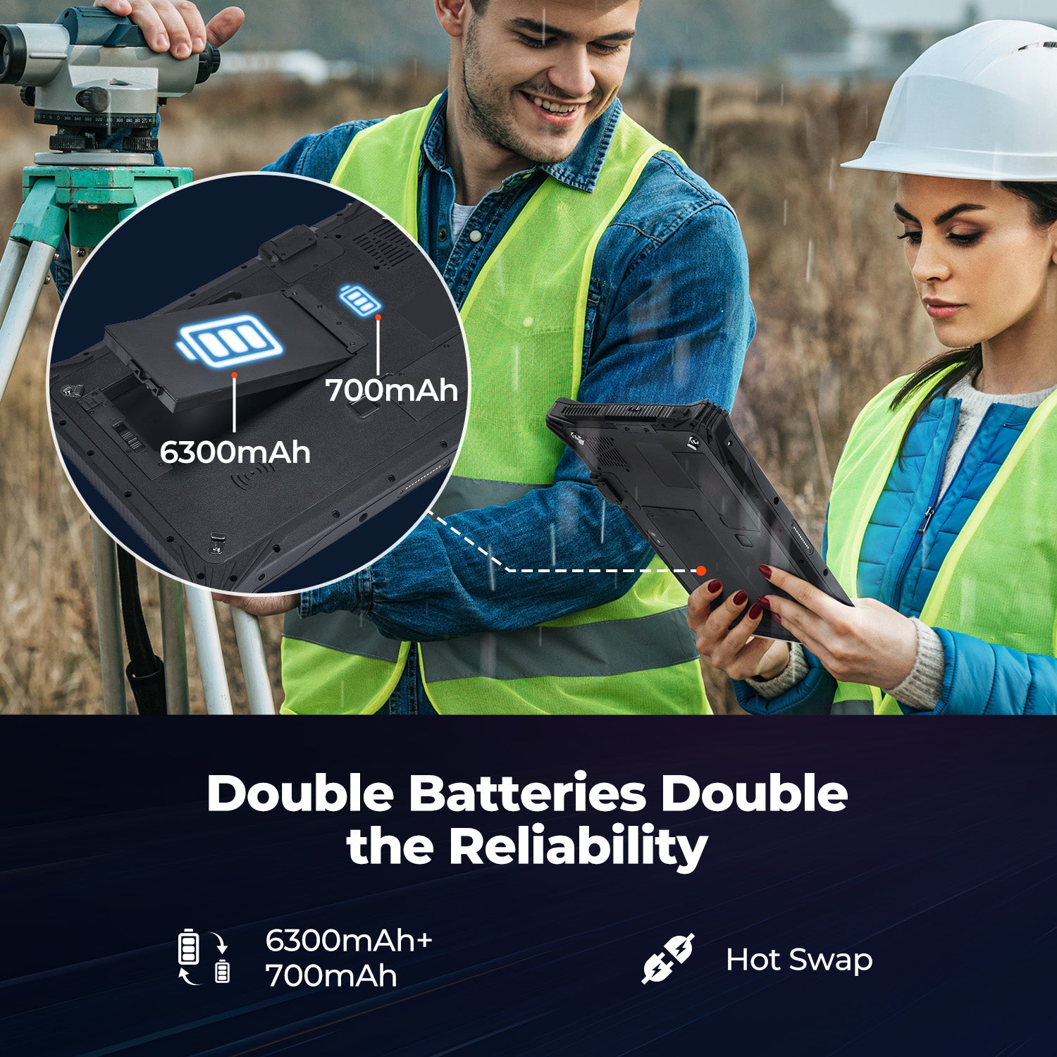 MUNBYN IRT09J Windows scanner tablet with display screen and scanning port, used for inventory and data collection.