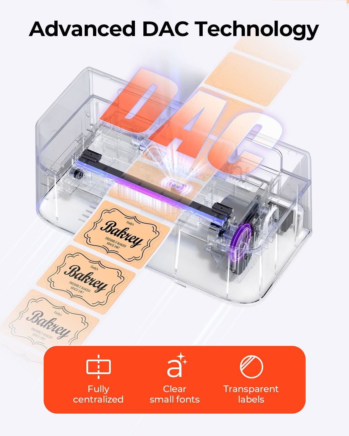 MUNBYN RealWriter 403B Bluetooth Thermal Label Printer Kit