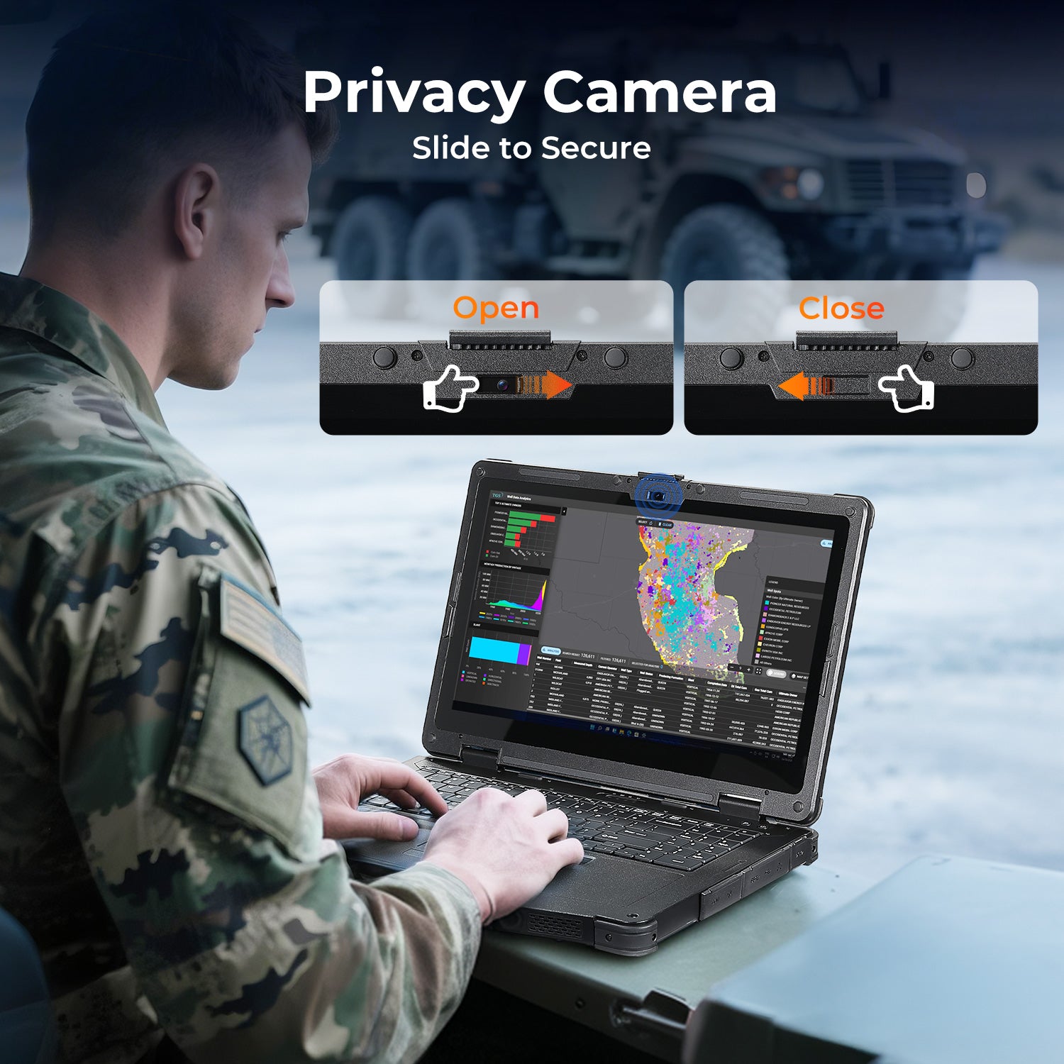 MUNBYN IRX16 Windows scanner tablet displaying its screen and scanning features on a sleek, portable device.