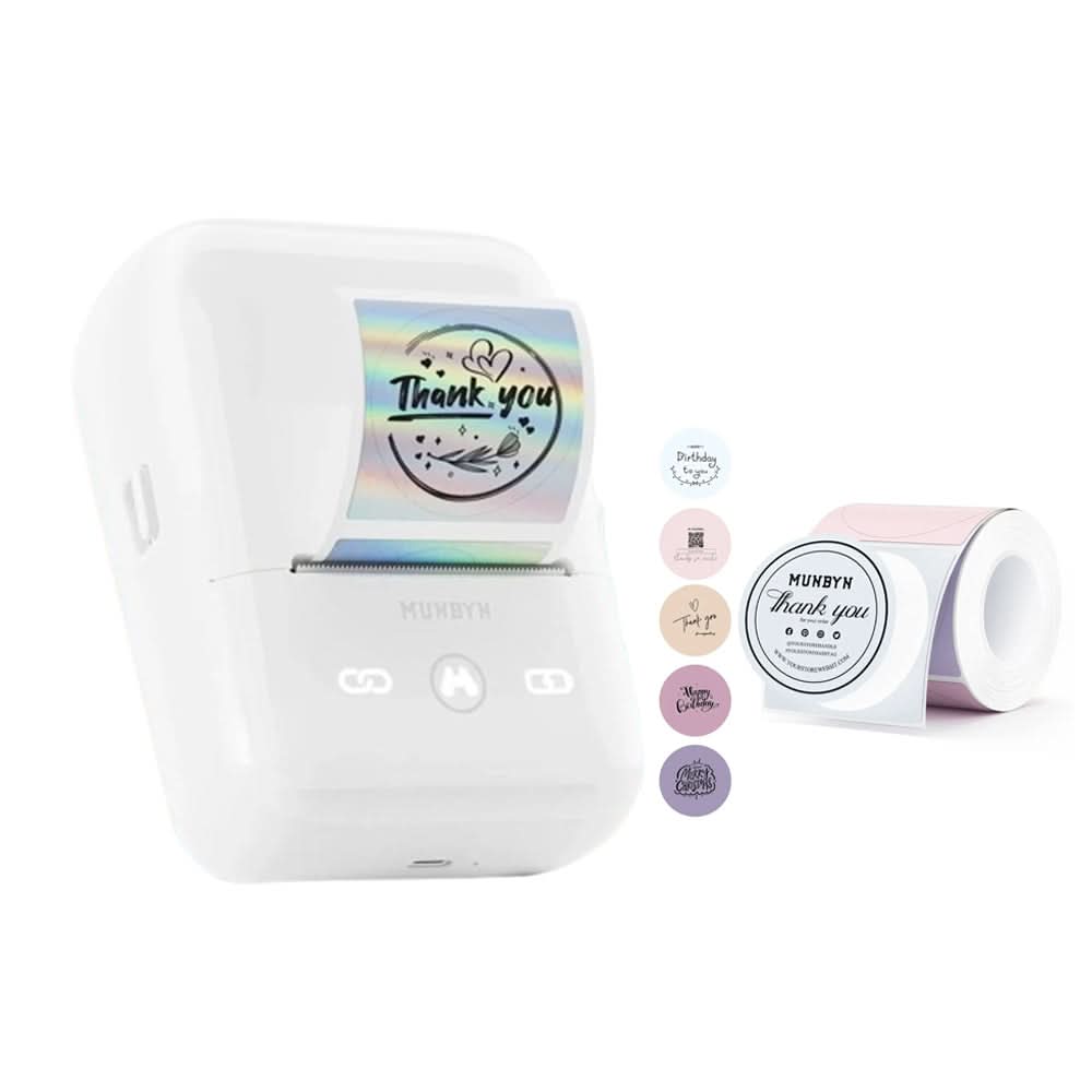 MUNBYN FM226 Bluetooth Portable Label Maker Kit