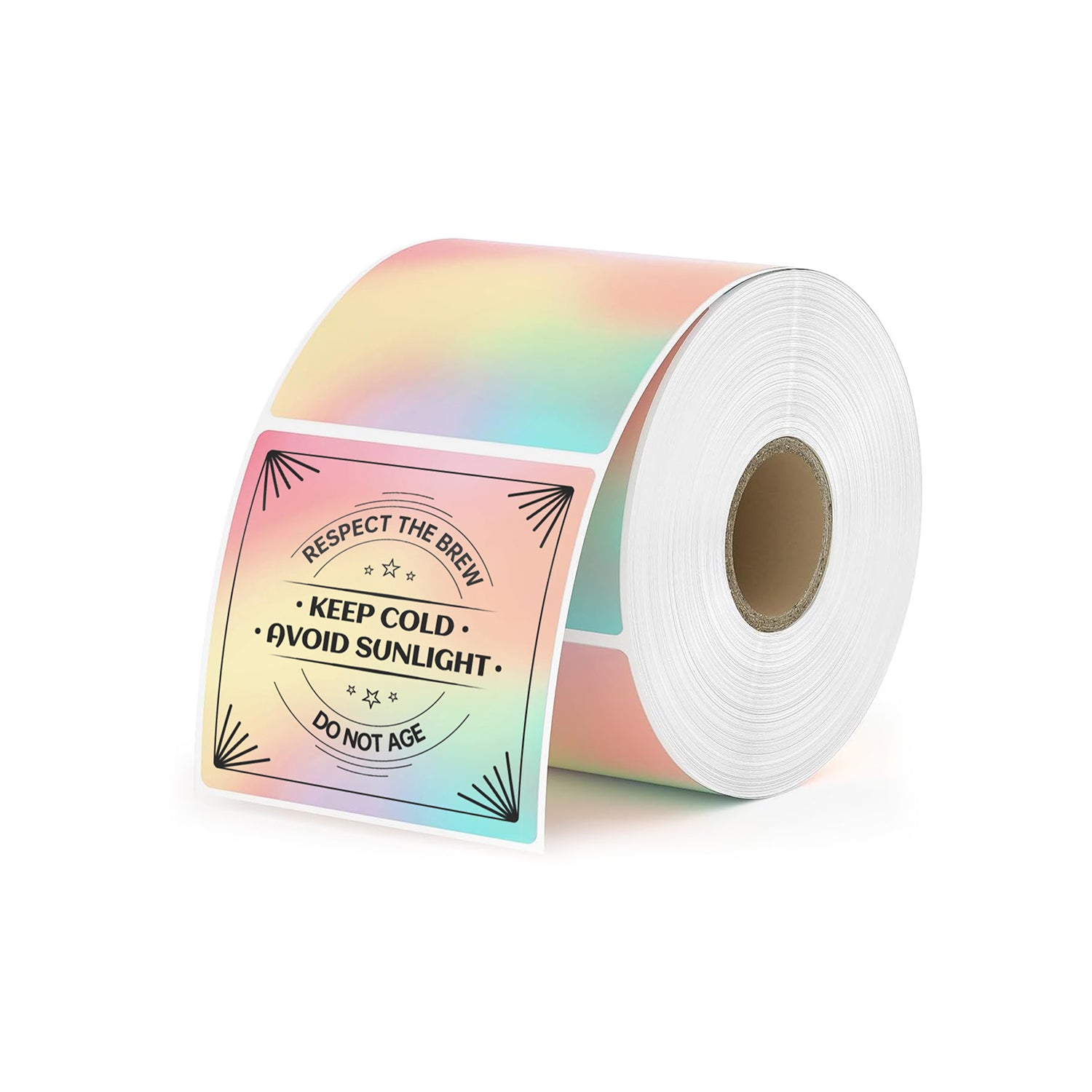 2" Rainbow Labels