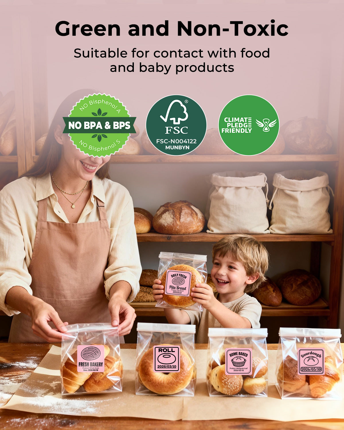 2" x 2" Square Labels