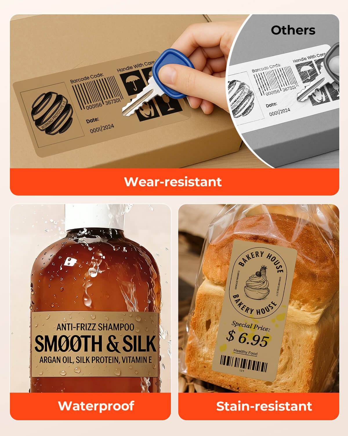 4" x 2" Rectangle Labels