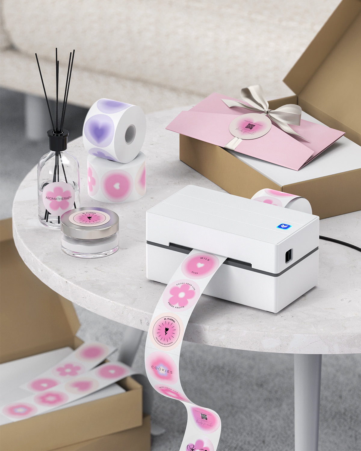 Formulated for compatibility with many label printer brands, these labels are the perfect addition to your creative arsenal.