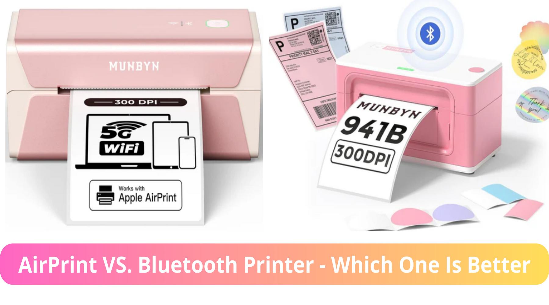 AirPrint Printer VS. Bluetooth Printer