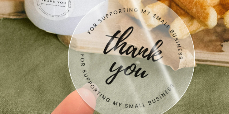 MUNBYN Clear Direct Thermal Labels