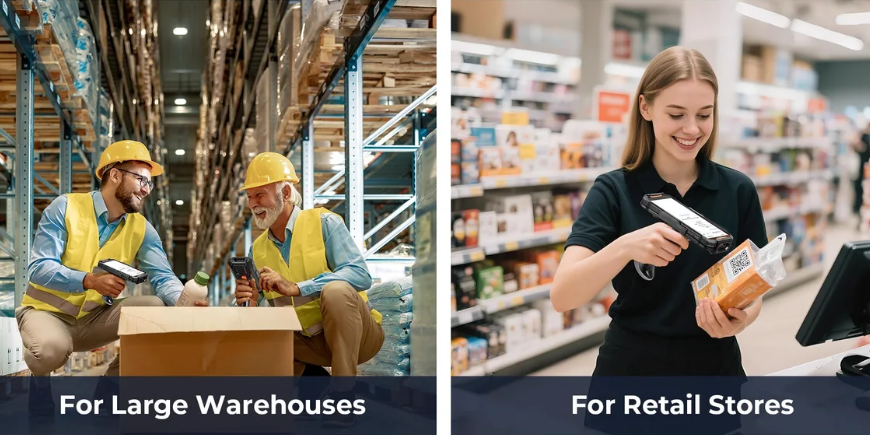 Handheld Computer vs. Barcode Scanner