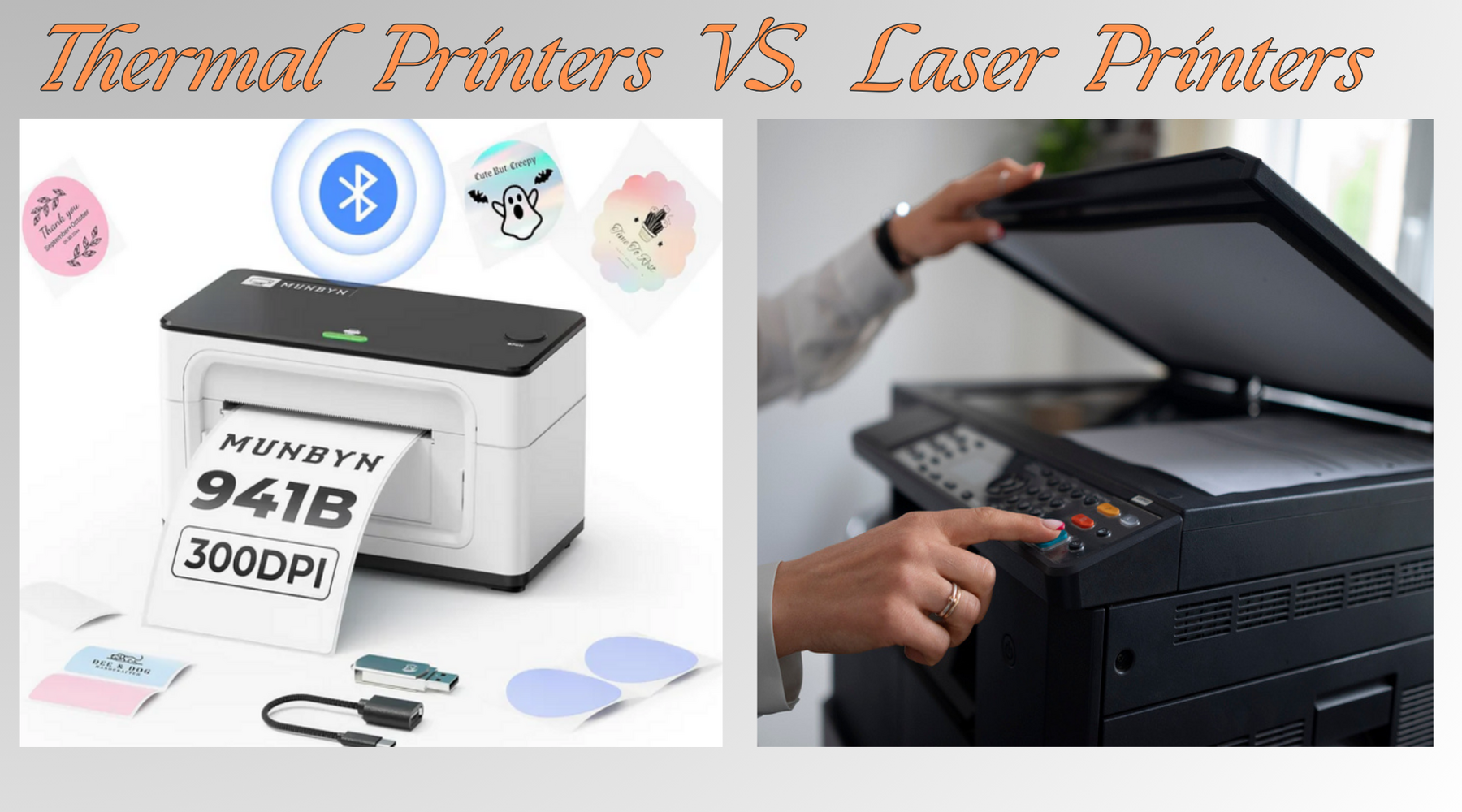 thermal printers vs laser printers