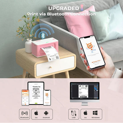 MUNBYN Bluetooth Thermal Label Printer - RealWriter 941