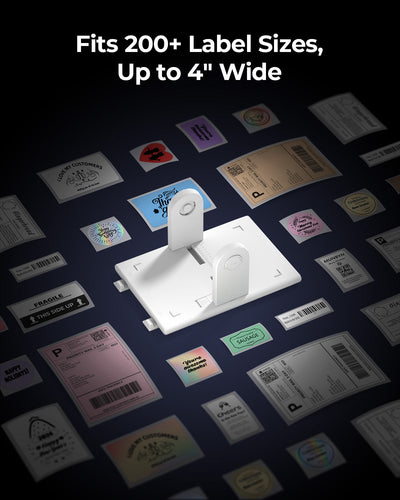 MUNBYN RealWriter 405B Bluetooth Printer & Rectangle Labels Clothing Product Pro Kit