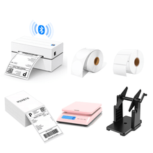 MUNBYN Bluetooth Thermal Label Printer P130B Starter Kit