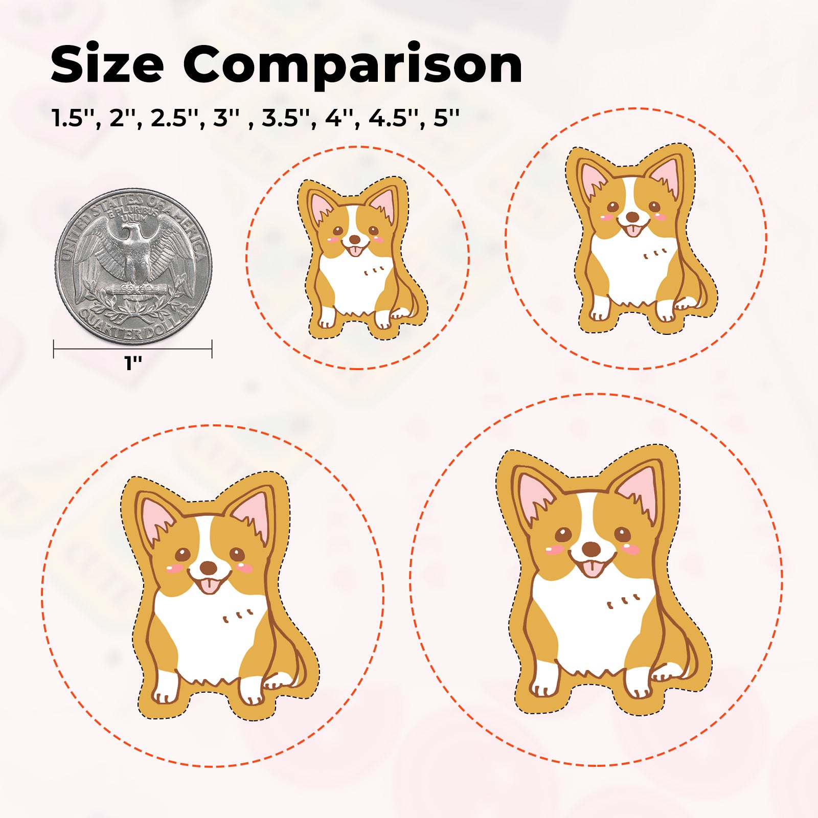 customize labels of different sizes