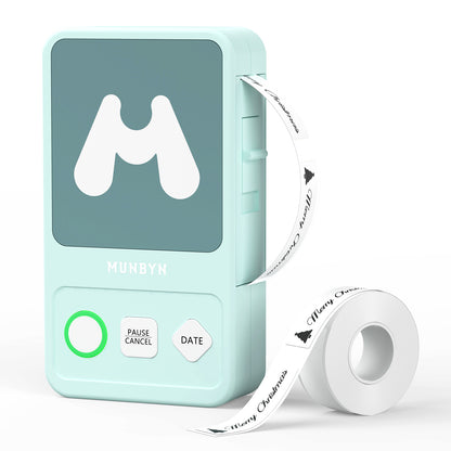 MUNBYN FM520 label maker is a compact and portable device that you can take with you wherever you go.