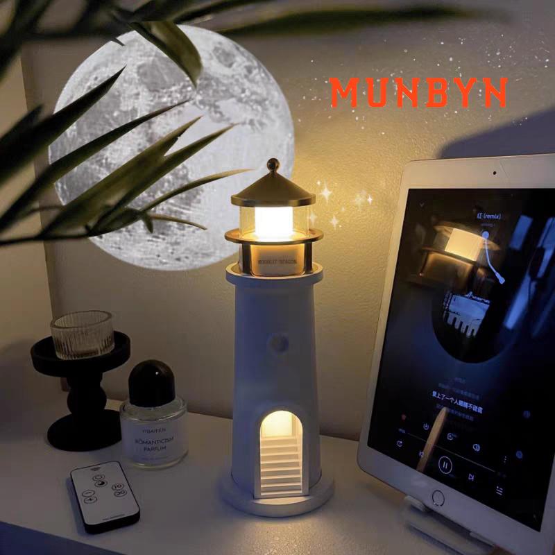 MUNBYN Moon Lamp Projector Night Light