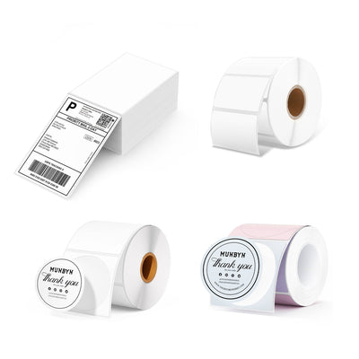 MUNBYN Clothing Branding Label Kit for Custom Packaging