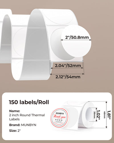MUNBYN Bakery Product Label Kit for Custom Packaging