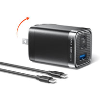 MUNBYN NexGo™ 65W GaN III 3-Port USB C Charger Block