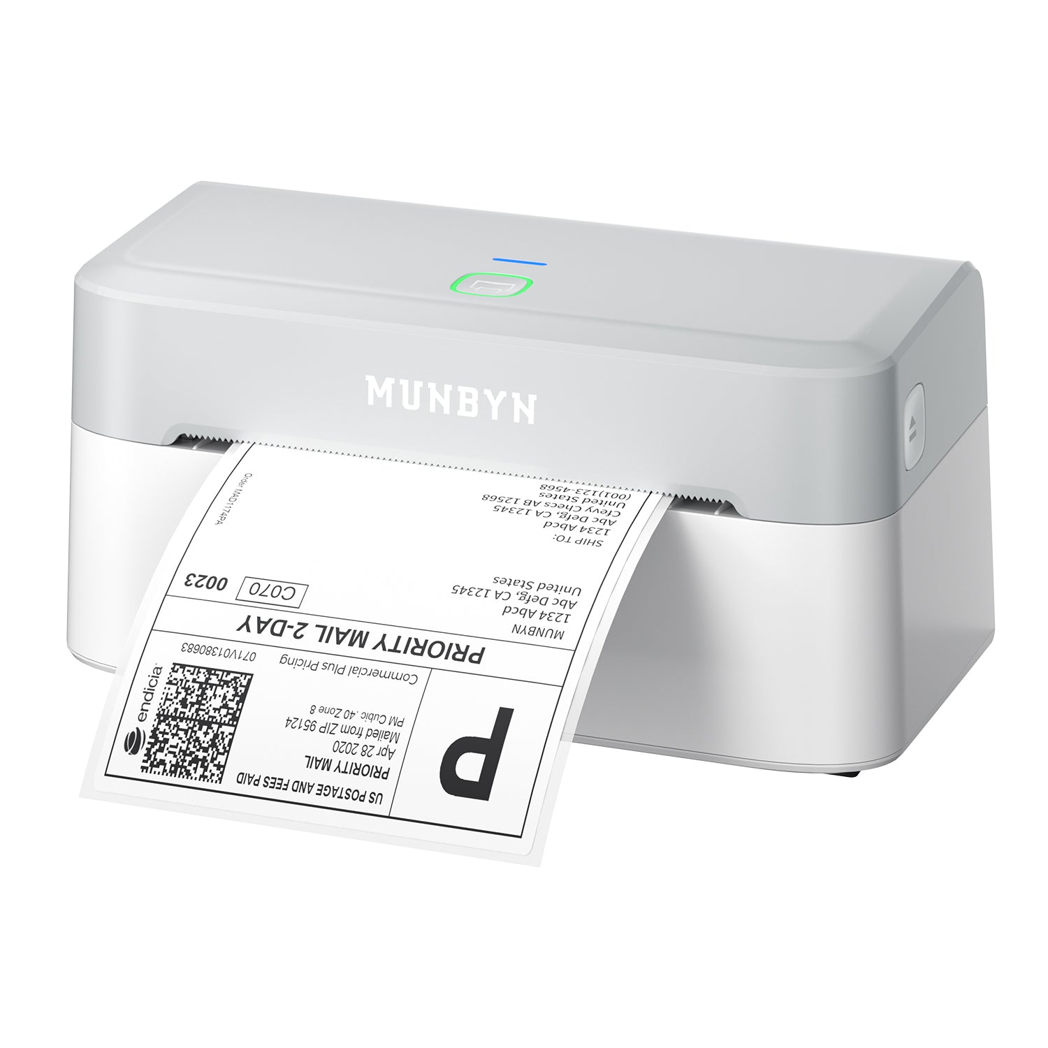 MUNBYN RealWriter 403B Thermal Label Printer White