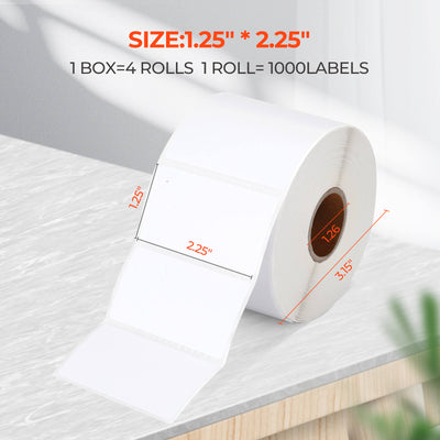 2.25" x 1.25" Rectangle Labels