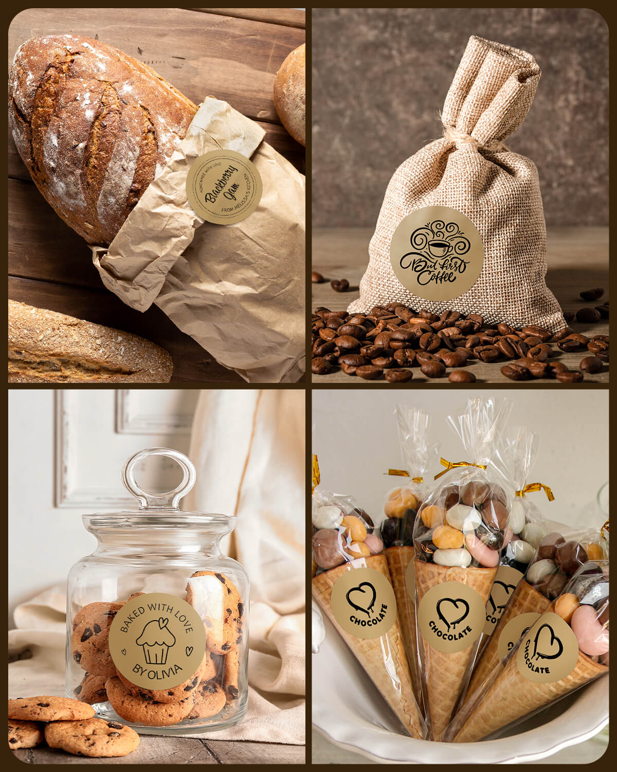 MUNBYN 2"x2" Generic Circle Series Thermal Labels (750/Roll)