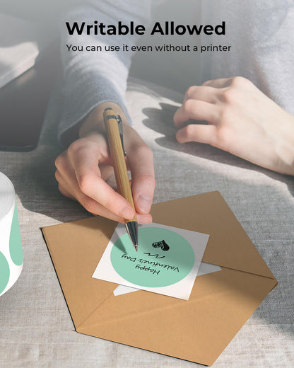 MUNBYN 2"x2" Generic Circle Series Thermal Labels (750/Roll)