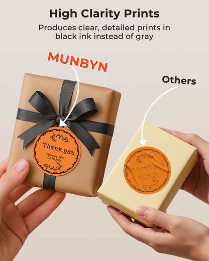 MUNBYN 2"x2" Generic Circle Series Thermal Labels (750/Roll)