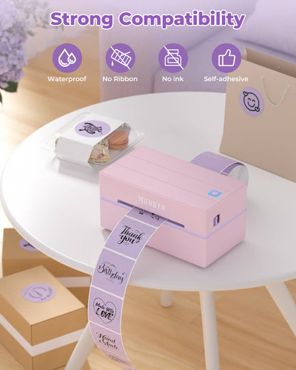 MUNBYN 2"x2" Generic Circle Series Thermal Labels (750/Roll)