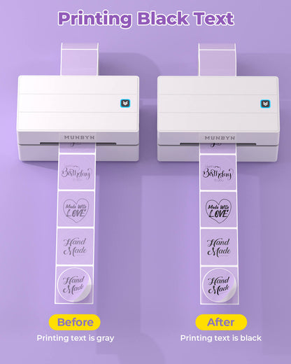 MUNBYN 2"x2" Generic Circle Series Thermal Labels (750/Roll)