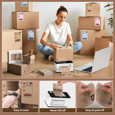MUNBYN Etsy Small Business Label Kit for Packaging and Organization