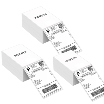 MUNBYN 4x6 Per Fanfold Thermal Direct Shipping Label