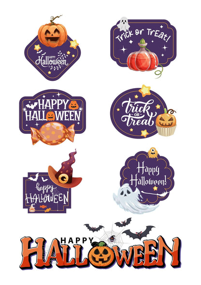MUNBYN Halloween Sticker Sheet