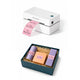 Printer + Rectangle Pink Labels
