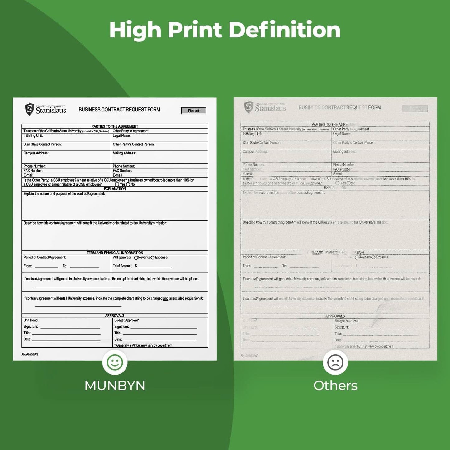 200 Sheets Thermal Printer Paper A4 210 x 297mm