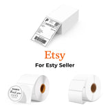 MUNBYN Etsy Handmade Shop Label Kit for Packaging and Shipping