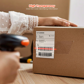 MUNBYN shipping tape offers you unmatched clarity, allowing for easy label reading or scanning of barcodes.