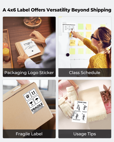 MUNBYN Handmade Branding Label Kit for Custom Packaging