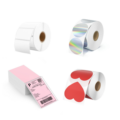 MUNBYN Thermal Labels Bundle for Clothing