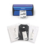 MUNBYN RealWriter 401AP 300DPI AirPrint Wireless Printer & Rectangle Labels Clothing Product Retail Kit