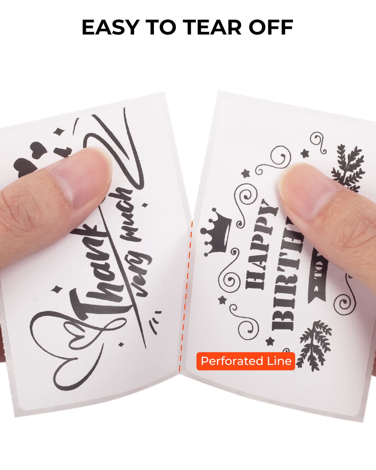 MUNBYN 3"x2" Generic Rectangle Series Thermal Labels (500/Roll)