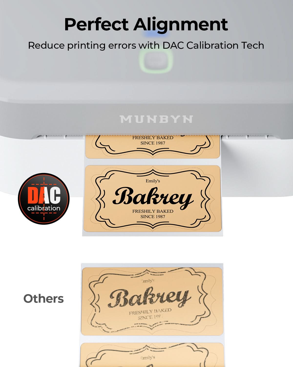 MUNBYN RealWriter 403B Bluetooth Thermal Label Printer