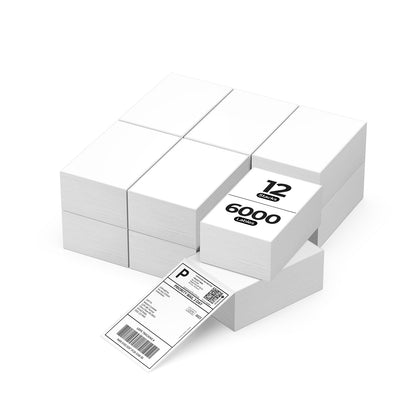 MUNBYN 4x6 Per Fanfold Thermal Direct Shipping Label