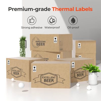 2.25" x 1.25" Rectangle Labels