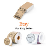 MUNBYN Etsy Small Business Label Kit for Packaging and Organization